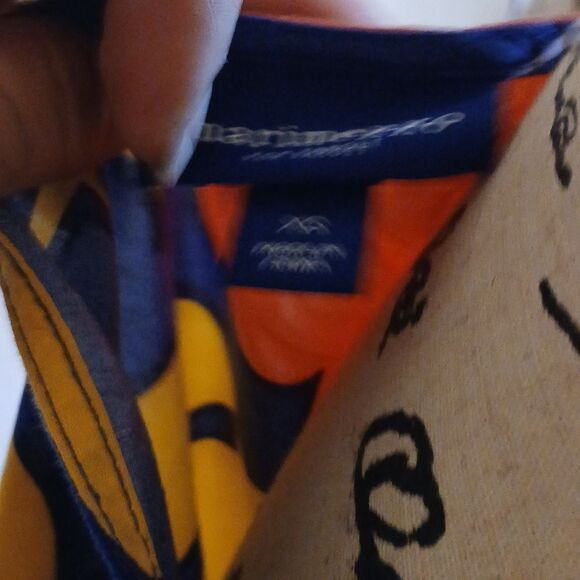 Marimekko for Target Orange Green Graphic Cap Sleeve Tunic Mini Dress XS - Picture 7 of 9